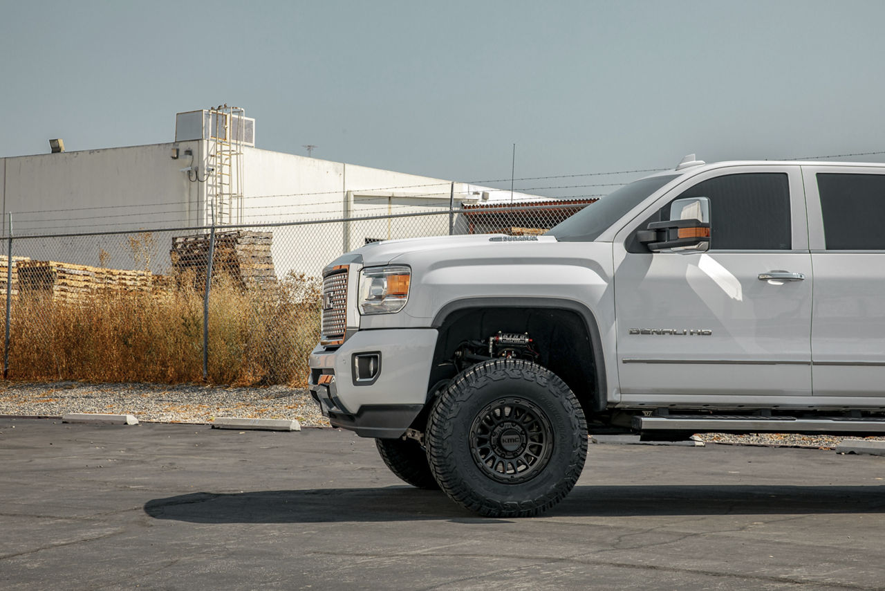 2020 GMC 2500 Denali KMC IMPACT Black KMC Wheels